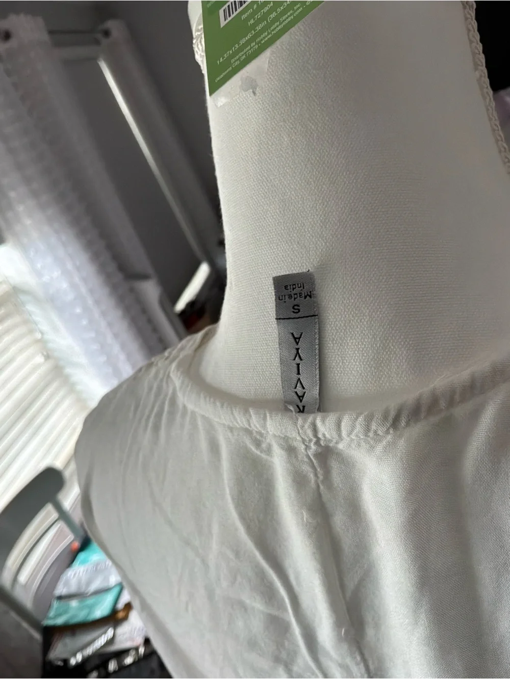 White Lace-Trim Beach Pool Swim Coverup - Picture 10 of 10